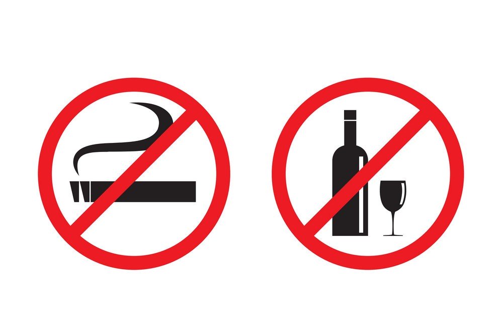 Avoid Smoking and Limit Alcohol