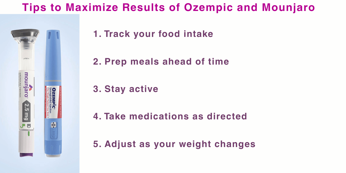 Tips to Maximize Results of Ozempic and Mounjaro