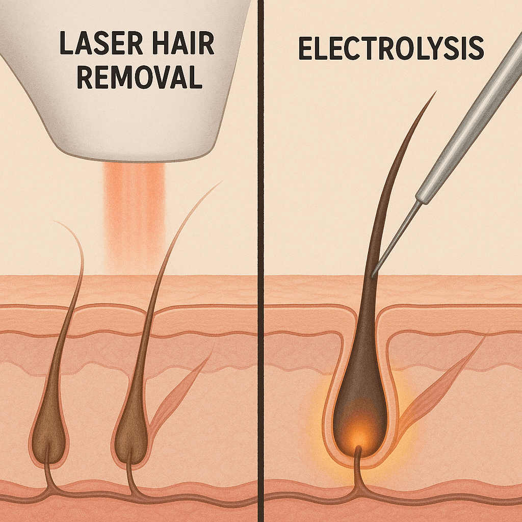 Hair Removal Solutions: Electrolysis and Laser Treatments